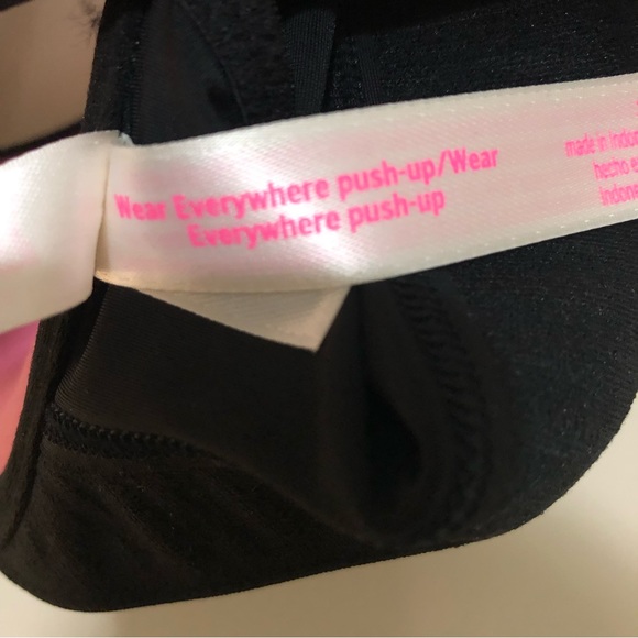 Victoria’s Secret Pink Bra NWOT Push Up Sexy Strappy Racer T Back Front Clasp 36 - Picture 7 of 7